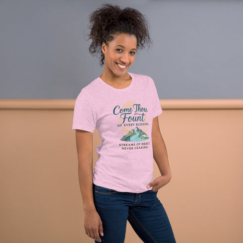 Come Thou Fount of Every Blessing Christian Hymn T-shirt lliac